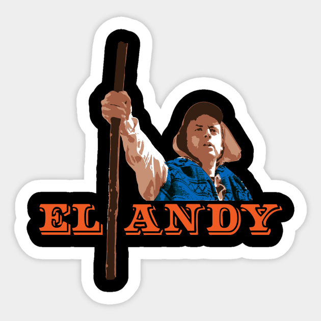 El Andy Sticker by DavidLoblaw